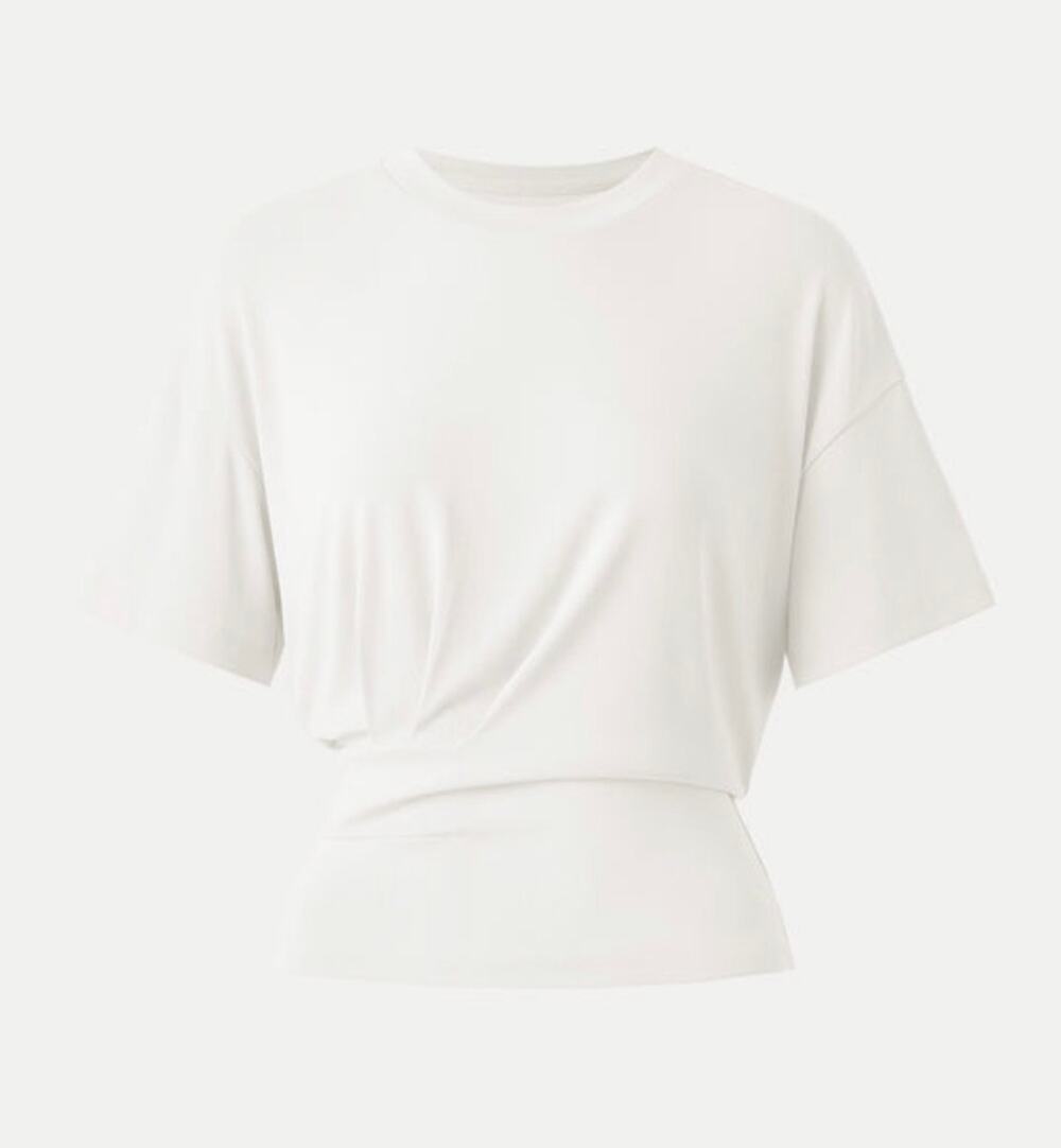 OGL Move White T-Shirt Top Size Small New Short Sleeve Crewneck Casual Basic